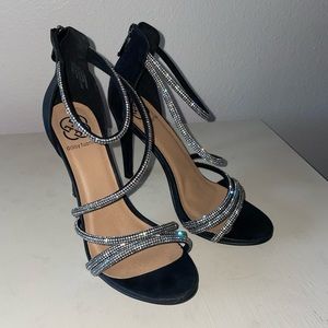 Black Sparkly Heels